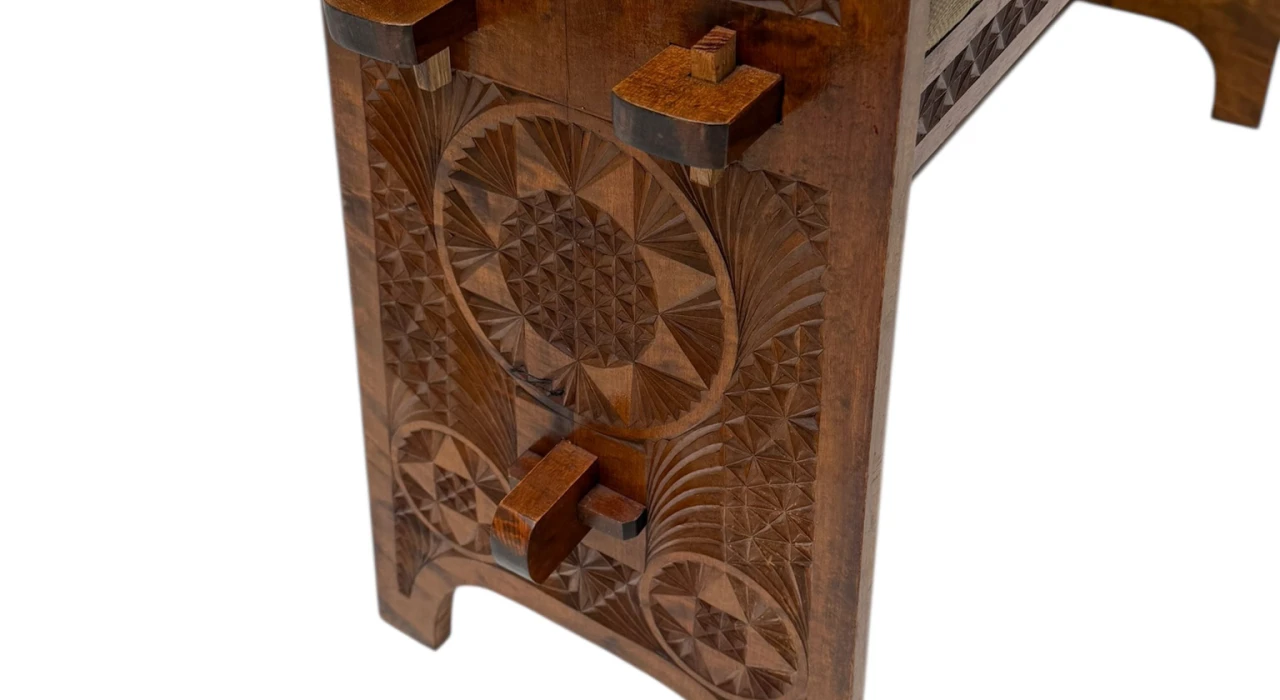 Swedish Mid-Century Modern Ash Small Bench or Stool, 1960s